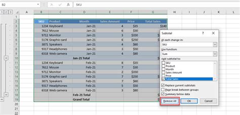 Come Aggiungere Una Riga Totale O Subtotale A Una Tabella In Excel