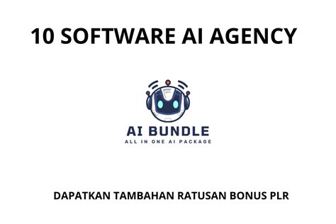 Ratakan Ai Bundle Software Artificial Intelegence Licensi Agency