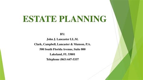 Ppt Estate Planning Powerpoint Presentation Free Download Id8915415