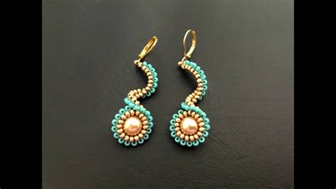 Stylish Beaded Earrings How To Make Beaded Earrings Youtube