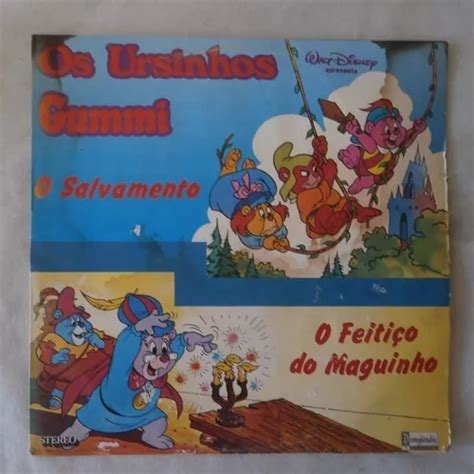 Lp Os Ursinhos Gummi Walt Disney 1987 Disco De Vinil MercadoLivre