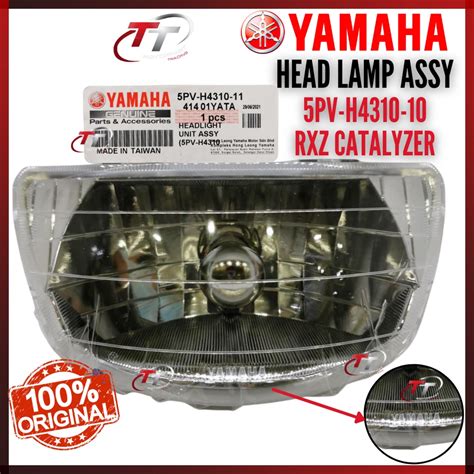 100 ORIGINAL YAMAHA RXZ CATALYZER CATAL RXZ135 HEAD LAMP HEADLAMP