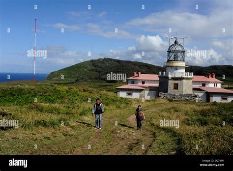 Faro De Punta De La Estaca De Bares Lighthouse A Coruna Province