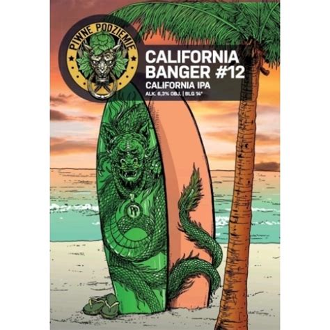 Piwne Podziemie California Banger California Ipa Piwo