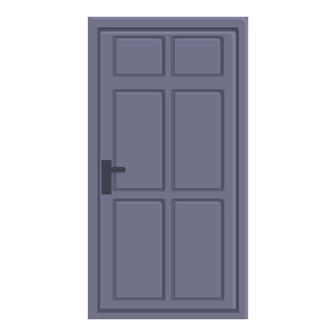 Shut door icon cartoon vector. Front home 14889572 Vector Art at Vecteezy