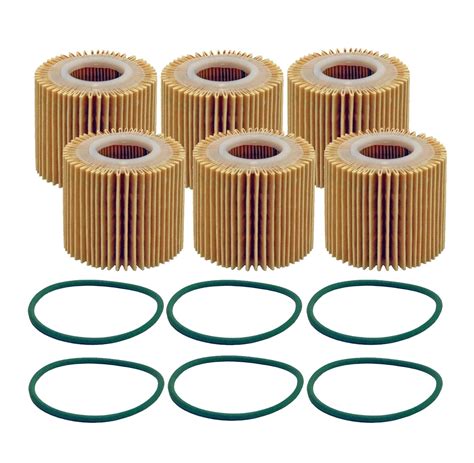 Wix Set Of 6 Engine Motor Oil Filters For Lexus Toyota Pontiac Scion L4