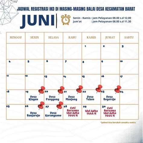 Jadwal Registrasi Dan Aktivasi Identitas Kependudukan Digital Di Kecamatan Barat Disdukcapil