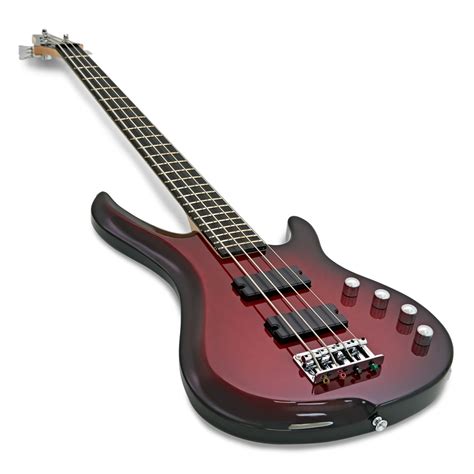 Redsub Infinity Bass Guitar Trans Red Burst Gear4music