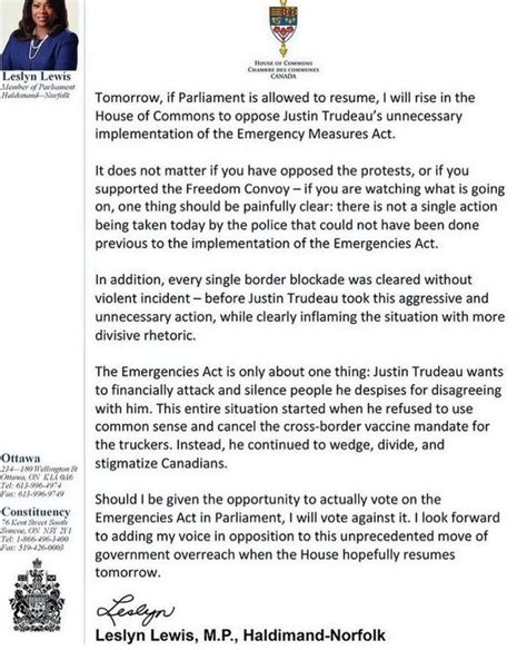 Trudeau Discontinues Emergencies Act The Wentworth Report