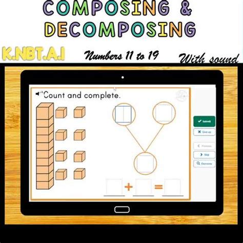 Composing And Decomposing To K Nbt A Math Boom Cards Tpt