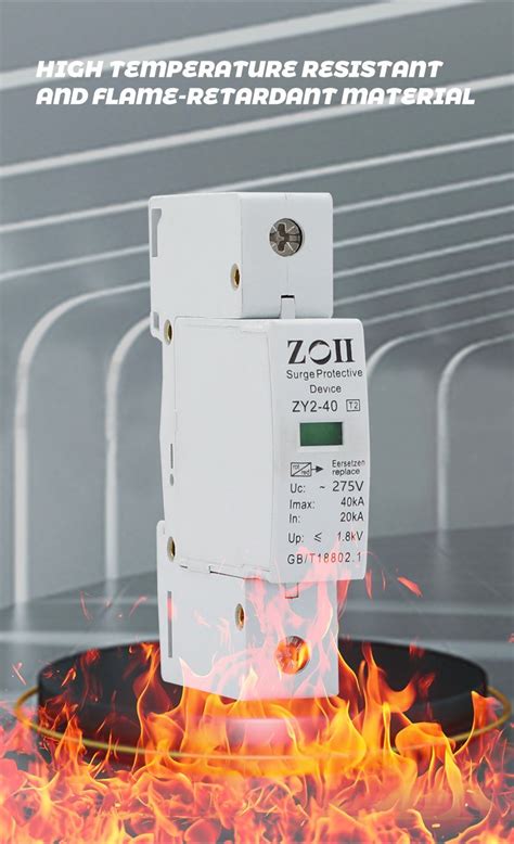 Zoii High Quality Free Sample Single Phase P Vac Surge Protector