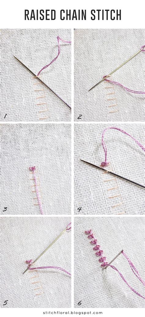 Tutorial Hand Embroidery Stitches Step By Step