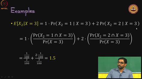 Discrete Random Variables Conditional Expectation I Youtube