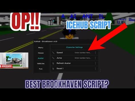 Ice Hub Is It The Best Brookhaven Script YouTube