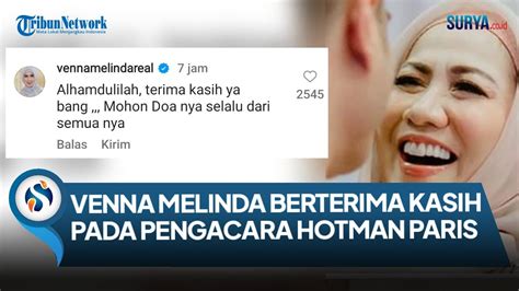 Venna Melinda Korban Kdrt Ferry Irawan Ucap Terima Kasih Kepada Hotman