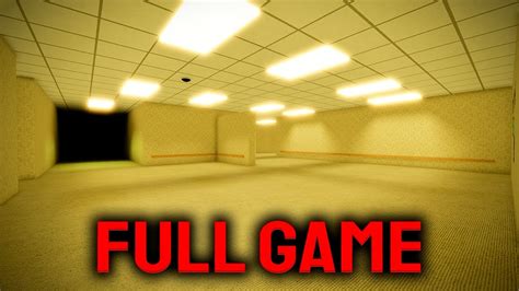 The True Backrooms Gameplay Walkthrough Full Game Roblox Youtube