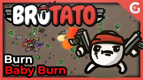 Burning Everything With This Mage Build Brotato Early Access Youtube