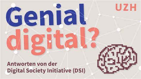 Neuer DSI Podcast Genial Digital Digital Society Initiative UZH