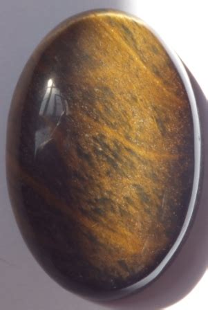 Tiger Eye HUGE NATURAL GOLD TIGERS EYE CABOCHON 50 X 35 Mm For Sale