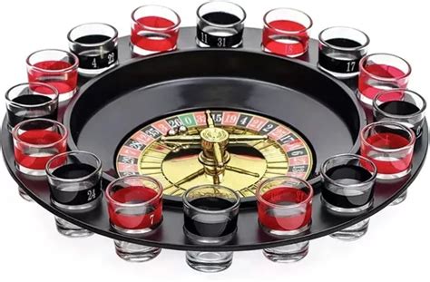 Juego De Mesa Ruleta De Tragos Giratoria Shots 16 Piezas Cuotas Sin