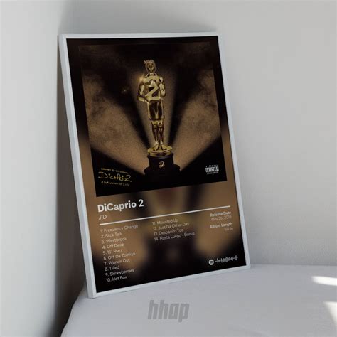 JID - DiCaprio 2 - Album Cover Poster sold by Grant Lewis | SKU 41559868 | 50% OFF Printerval