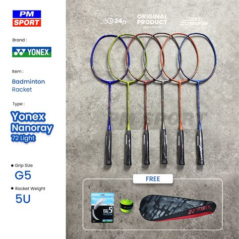 Jual Raket Badminton Bulutangkis Yonex Nanoray Light Rudy Hartono