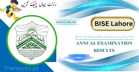 Bise Lahore Board Result