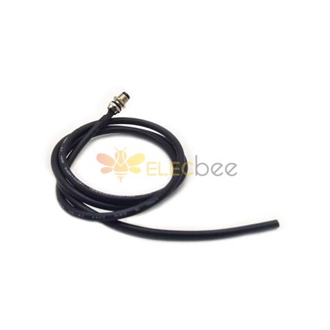 M8 8 Pin Male Cable Connector Circular Waterproof Straight A Coding