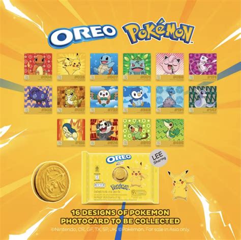 Catch Pok Mons In Oreo X Pok Mon Special Cookie Collection In