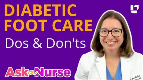 Diabetic Foot Care Dos And Donts Leveluprn Youtube