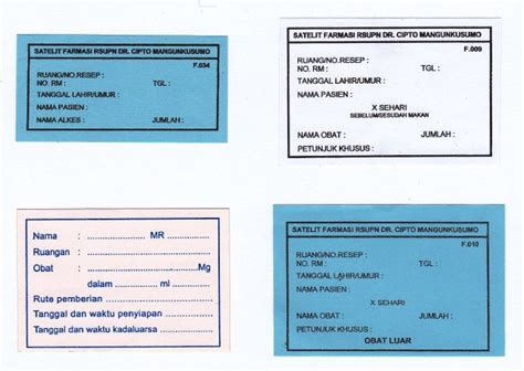 Contoh Etiket Obat Yang Benar 44 Koleksi Gambar