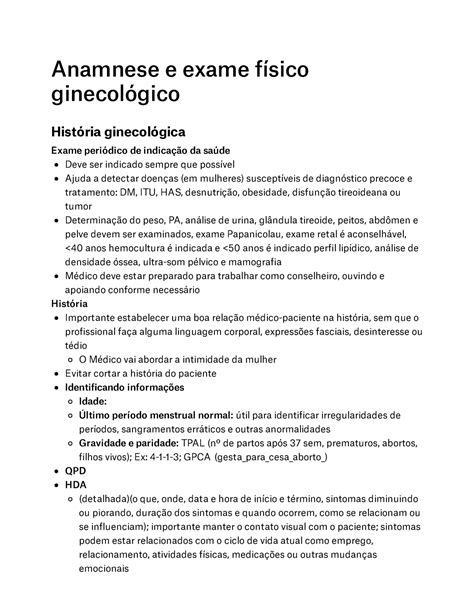 Anamnese E Exame Fisico Pdf Braincp