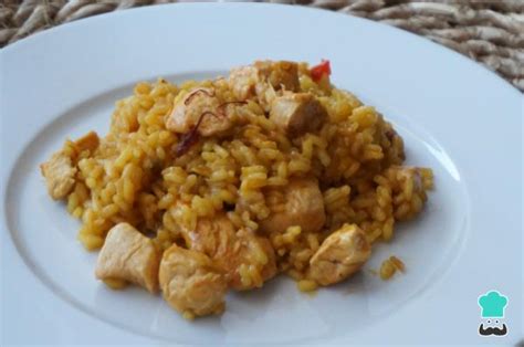 Arroz con Pollo y Azafrán Receta FÁCIL y Light