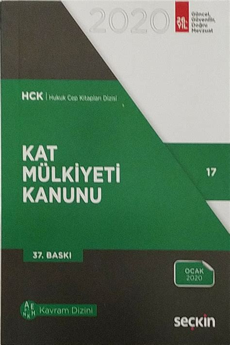 Kat Mülkiyeti Kanunu Seçkin Yayıncılık 21 85 TL KDV