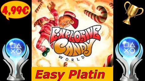 Explosive Candy World Ps4 And Ps5 Crossbuy Leichte Platin Trophäen