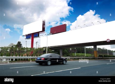 Highway Auto Car Billboards Advertising Road Road Tell Outdoor I Hi Res