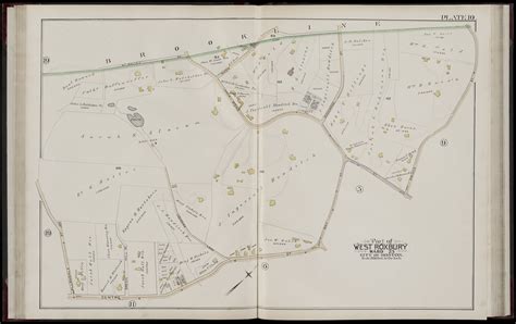 Atlas Of The City Of Boston West Roxbury Mass Volume Six From