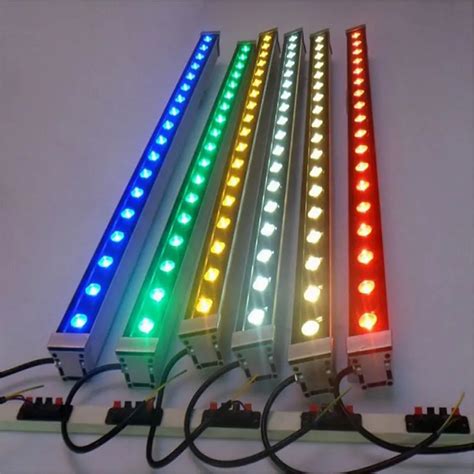 10pcs Led Wall Washer 6w 9w 12w 36w Dmx 512 110v 220v Rgb Led Flood Light Ip65 Outdoor Lighting