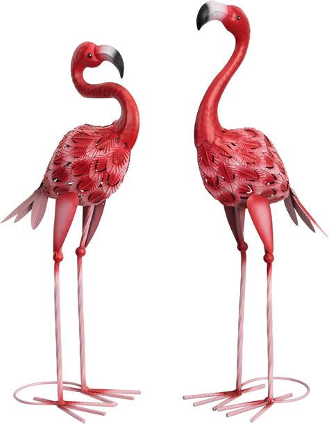 Amazon Juvale Pink Flamingo Lawn Ornaments For Home And Yard Decor