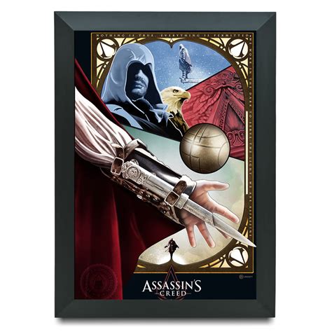 Quadro Poster Com Moldura Assassins Creed Elo7