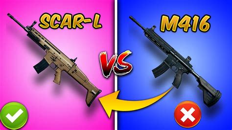 Scar L Vs M Pubg Mobile Which One Is Better Weapon Comparison