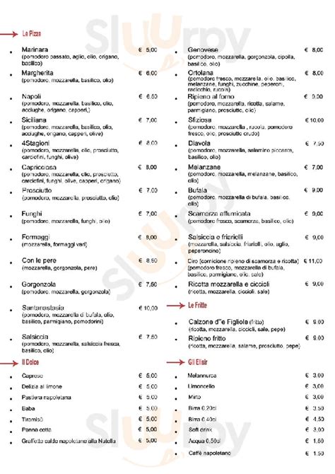 Menù Da Ciro Torino specialità e piatti del Menu completo