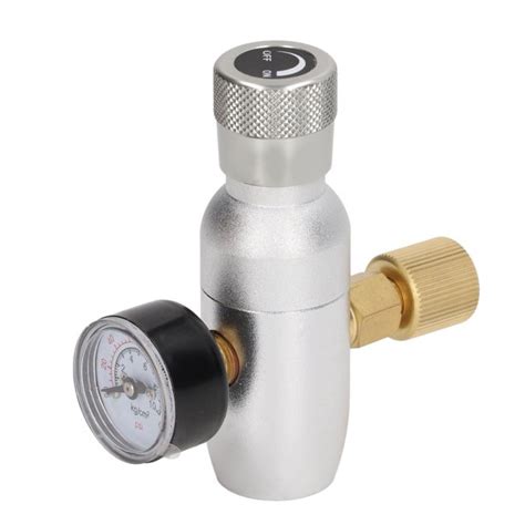 Mini Co2 Gas Regulator Stainless Steel Adjustable Pressure Relief