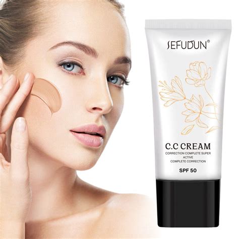 Skin Tone Adjusting Cc Cream Spf 50 Color Correcting Self Adjusting For Mature Skin Makeup