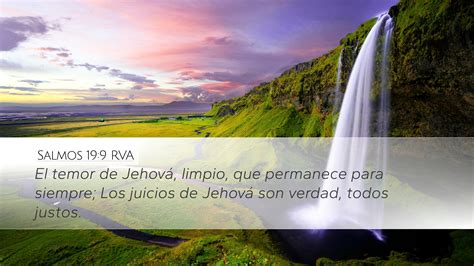 Salmos 19 9 RVA Desktop Wallpaper El temor de Jehová limpio que