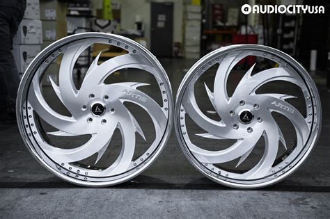 Artis Wheels Forged Spada Brush Silver Chrome Lip Flickr