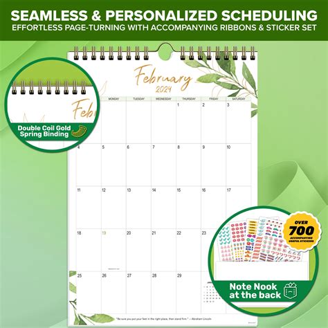 Snapklik Decorably Wall Calendar Portrait Months Wall