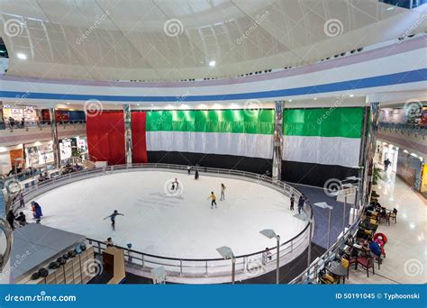 Ice Rink In The Marina Mall Abu Dhabi Editorial Image Image Of Gulf