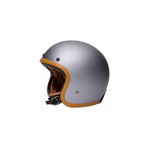 Mârkö The Classic matte grey vintage jet helmet