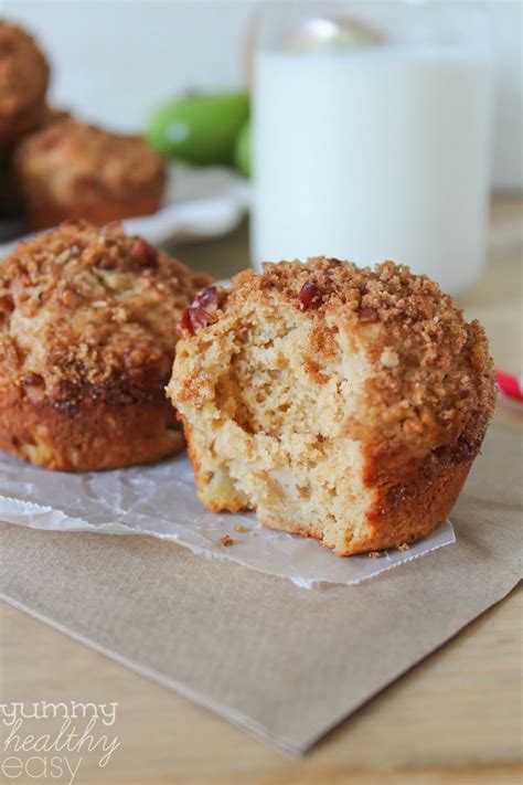 Apple Muffins With Nut Crumble Topping September Mystery Dish Yummy